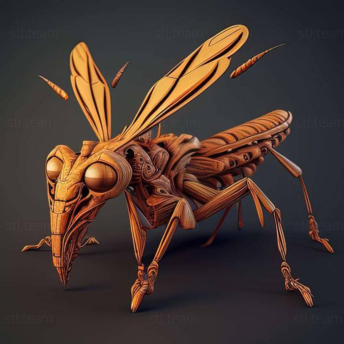 3D model Ichneumon nigroantennator (STL)